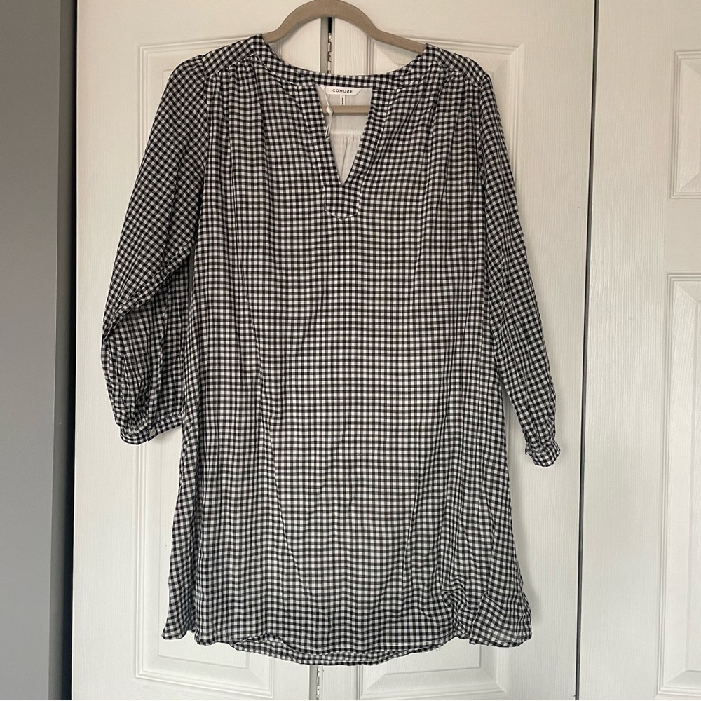 Gingham Dress size small
